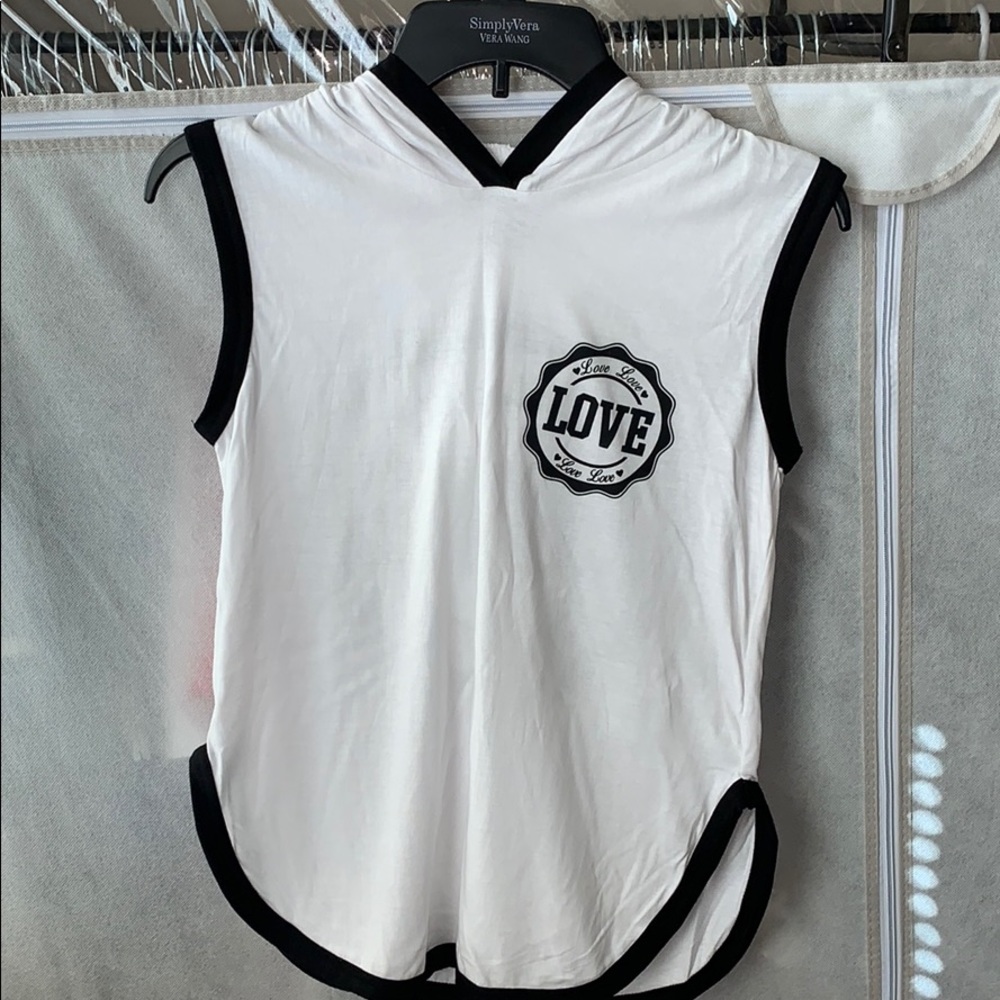 Love Short Sleeve Hoodie